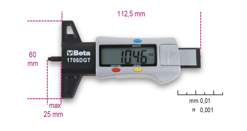 BM SPA - BMM017060011 CALIBRI DGT BATTISTRADA PNEUMATICI