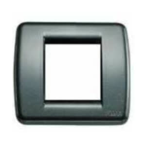 VIMAR SPA - VIW17093.23 PLACCA RONDO 1-2M ANTRACITE MET.