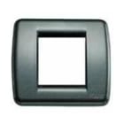 VIMAR SPA - VIW17093.23 PLACCA RONDO 1-2M ANTRACITE MET.