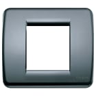 VIMAR SPA - VIW17098.15 PLACCA RONDO 1-2M GRIGIO GRAFITE