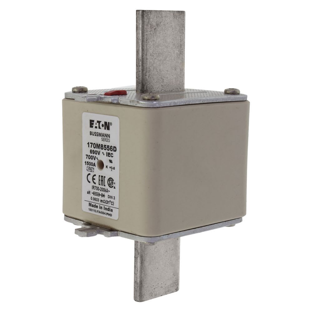 EATON - EAO170M8556D 170M8556D 1500A 690V AR DIN 3 HSDNH FUSE