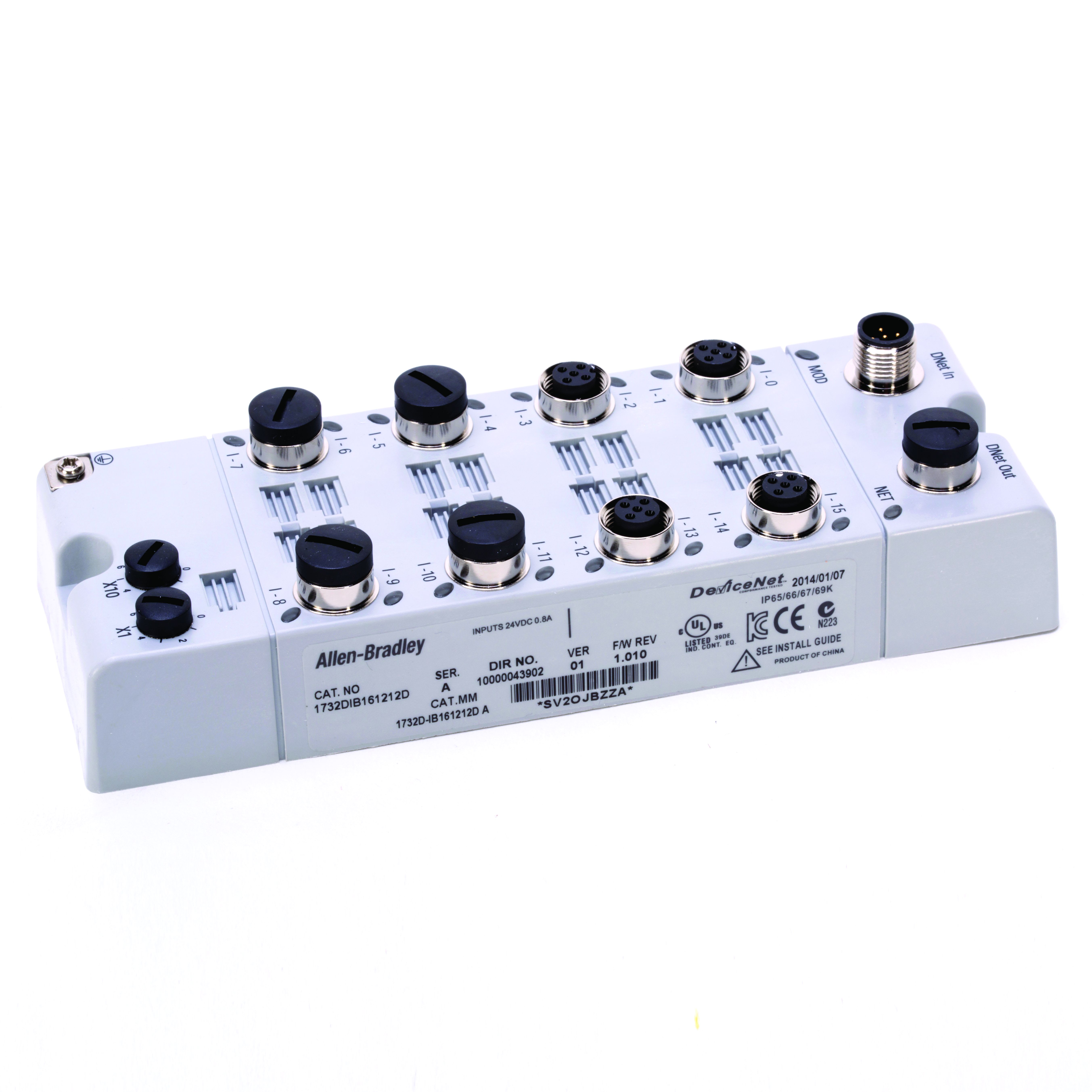 ROCKWELL AUTOMATION - RCK1732D-IB161212D ARMORBLOCK 16 POINT INPUT