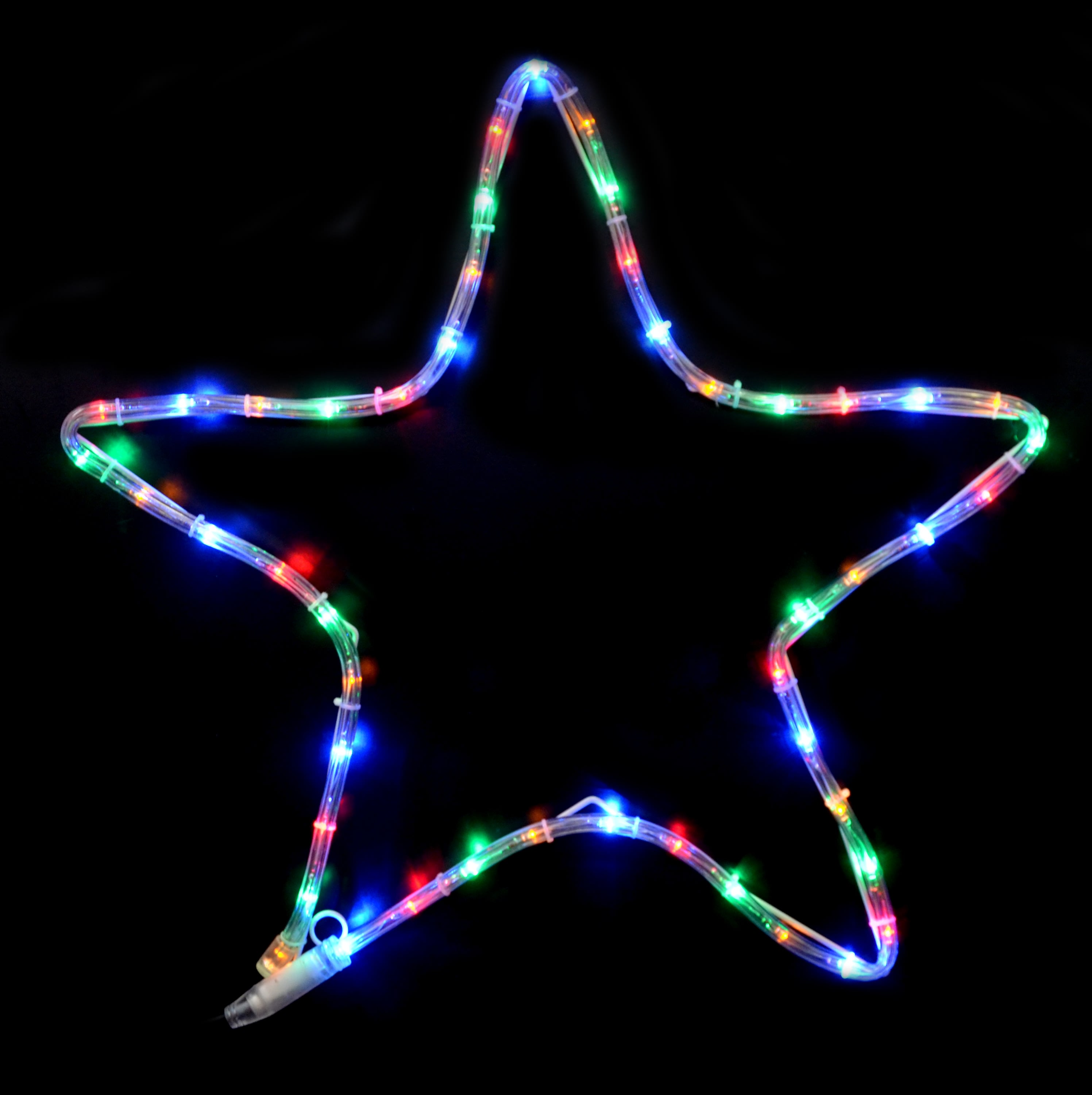 GIOCOPLAST NATALE SP - GCP17518004 STELLA C/ TUBO LED MULTICOL,48LED 55CM X