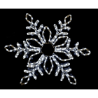 GIOCOPLAST NATALE SP - GCP17518241 FIOCCO DI NEVE C/ TUBO LED BIA. 80CM XE