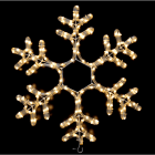 GIOCOPLAST NATALE SP - GCP17518246 FIOCCO NEVE C/TUBO LED BIA.CAL. 60CM XES