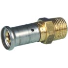HENCO - CAPPELLOTTO - CPL17P2606 MANICOTTO MASCHIO IN OTTONE 26X1