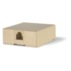 SCAME PARRE SPA - SCA180.701 PRESA DA PARETE PER 1 PLUG 6/4