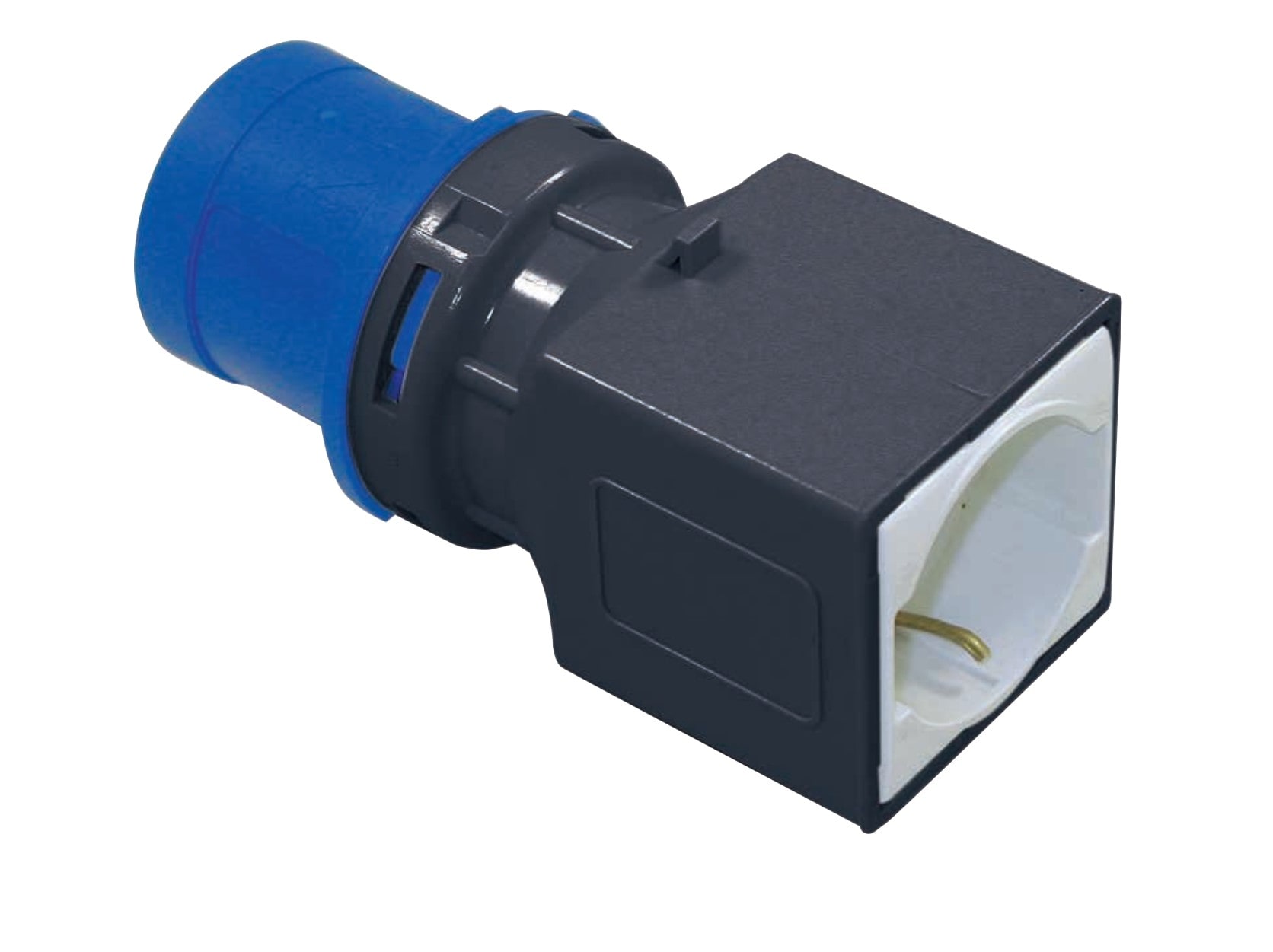 ROSI MATERIALE ELETT - RCO1866 ADATT. SPINA CEE-1 SCHUKO 10/16A 220V IP