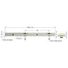 ELCART DISTRIBUTION - ERT186100700 STRISCIA LED 8W/M BN 24V IP65