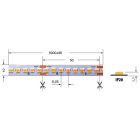 ELCART DISTRIBUTION - ERT186345000 STRISCIA LED 19,2W/MT BF 24V IP20