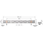 ELCART DISTRIBUTION - ERT186542000 WALL WASHER 42W/M 24V RGB IP67