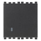 VIMAR SPA - VIW19000.2 INTERRUTTORE 1P 10AX 2M GRIGIO