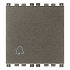 VIMAR SPA - VIW19008.2.C.M PULSANTE 1P NO 10A 2M CAMPANELLO METAL