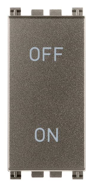 VIMAR SPA - VIW19016.M Interruttore 2P 20AX Metal