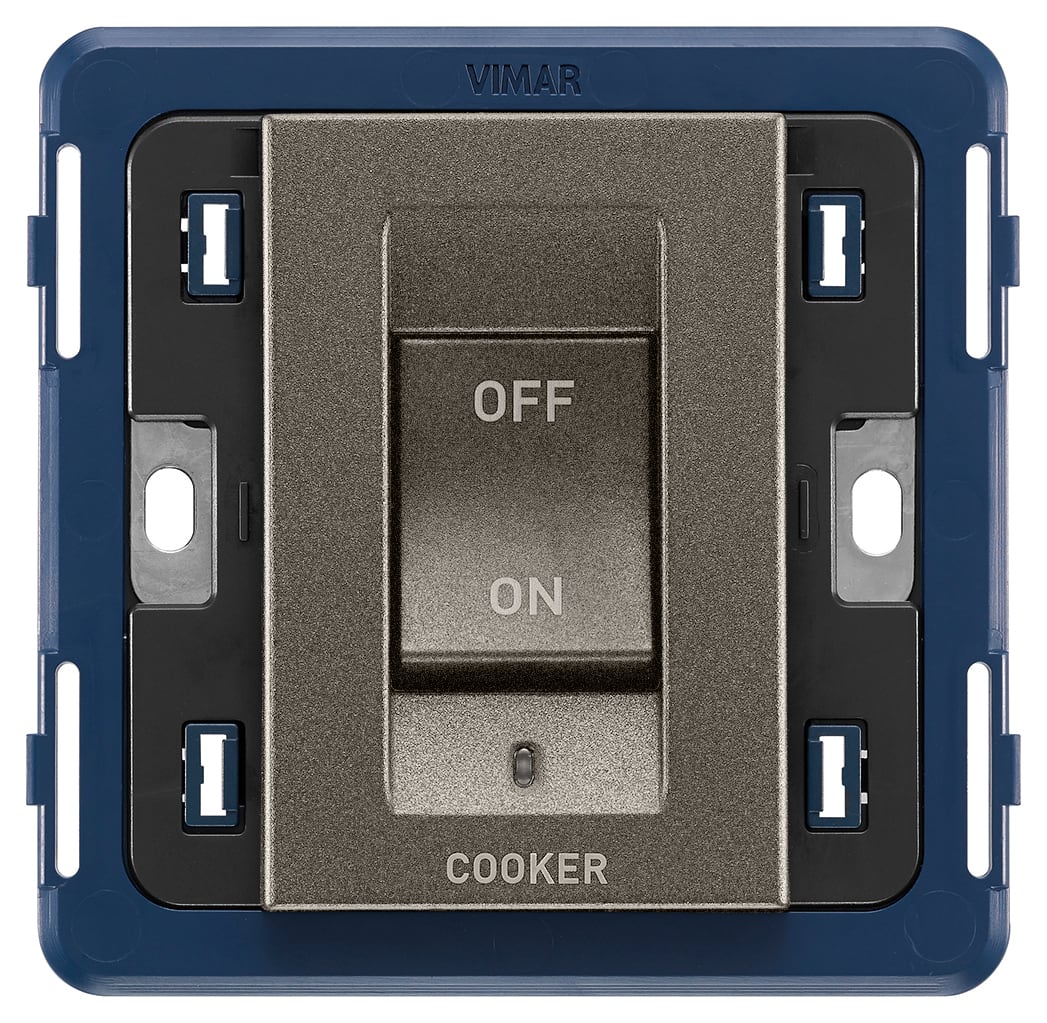 VIMAR SPA - VIW19018.CK.M INTERRUTTORE 2P 45A COOKER METAL