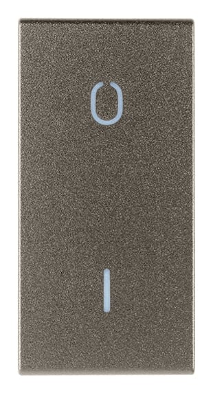 VIMAR SPA - VIW19021.99.M Tasto 1M simbolo O I Metal