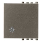 VIMAR SPA - VIW19022.L.M TASTO 2M SIMBOLO LUCE METAL