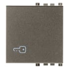 VIMAR SPA - VIW19022.P.M Tasto 2M simbolo chiave Metal