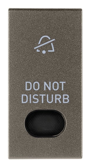 VIMAR SPA - VIW19026.DND.M TASTO 1M CON DIFFUSORE SIMB. DND METAL