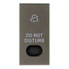 VIMAR SPA - VIW19026.DND.M TASTO 1M CON DIFFUSORE SIMB. DND METAL