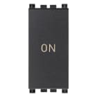 VIMAR SPA - VIW19056.34 PULSANTE 1P NO+NC 10A SIMBOLO ON GRIGIO