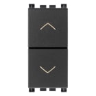 VIMAR SPA - VIW19062 DUE PULSANTI INTERBLOCC.NO+NO 10A GRIGIO