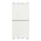 VIMAR SPA - VIW19066.B Due pulsanti indipend. NO+NO 10A bianco