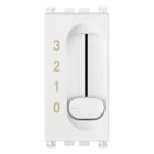 VIMAR SPA - VIW19095.B COMMUTATORE A SLITTA 1P 6(2)A BIANCO