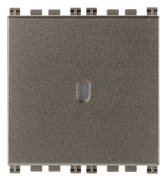 VIMAR SPA - VIW19108.2.M Pulsante 1P NO 10A assiale 2M Metal