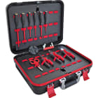 INTERCABLE SRL - INR19162 VALIGIA EUROCOMPACT IN CUOIO NERO DOT.