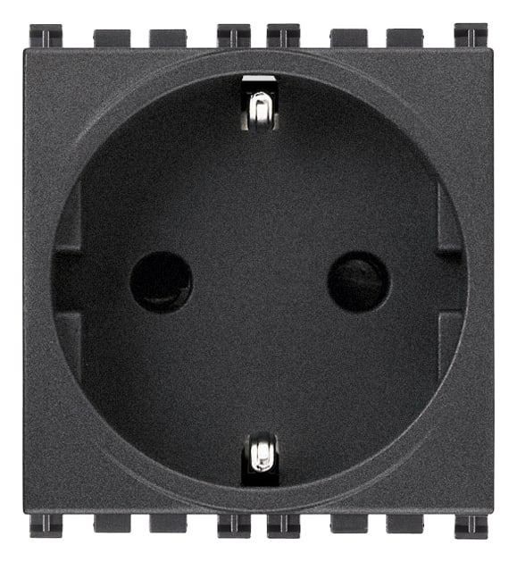 VIMAR SPA - VIW19208.AB PRESA SICURY 2P+T 16A DE ANTIBAT. GRIGIO