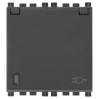 VIMAR SPA - VIW19212.C Presa SICURY 2P+T 16A FR + coper. grigio