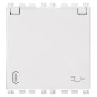 VIMAR SPA - VIW19212.C.B Presa SICURY 2P+T 16A FR + coper. bianco