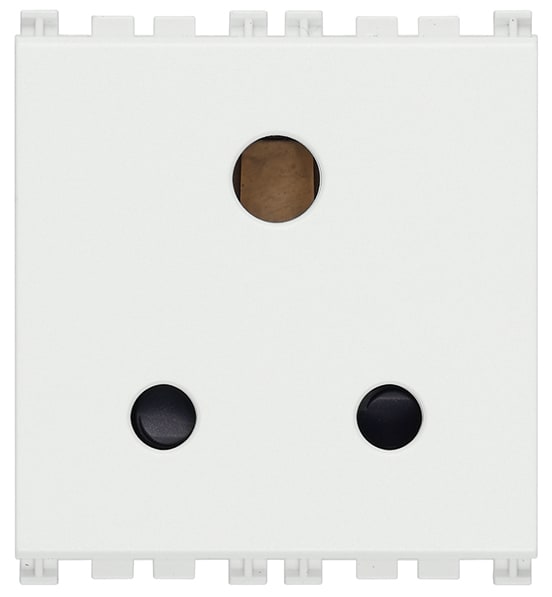 VIMAR SPA - VIW19214.B PRESA SICURY 2P+T 5A INGLESE BIANCO