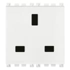 VIMAR SPA - VIW19219.B PRESA 2P+T 13A INGLESE BIANCO