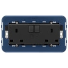 VIMAR SPA - VIW19222.L 2 PRESE 2P+T 13A INGLESE INT+SPIA GRIGIO