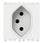 VIMAR SPA - VIW19226.B PRESA SICURY 2P+T 10A SVIZZERO 13 BIANCO