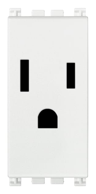 VIMAR SPA - VIW19245.B PRESA 2P+T 15A USA+SASO BIANCO