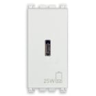 VIMAR SPA - VIW19292.C.25.B Alimentatore USB C PD 25W bianco