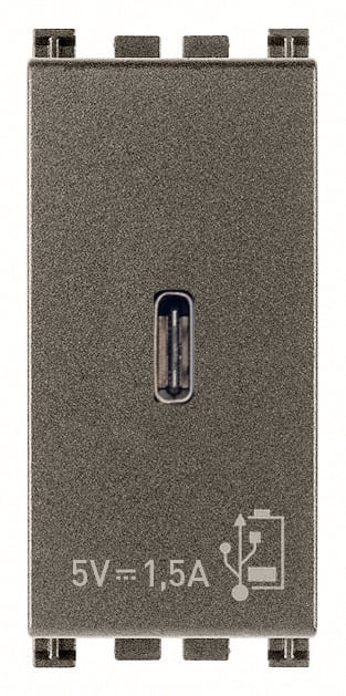 VIMAR SPA - VIW19292.C.M ALIMENTATORE USB C 5V 1,5A 1M METAL