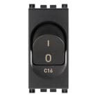 VIMAR SPA - VIW19405.16 Interruttore MT 1P+N C16 120-230V grigio