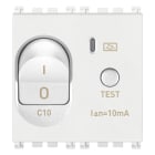 VIMAR SPA - VIW19411.10.B INTERRUTTORE MTDIFF.1P+N C10 10MA BIANCO