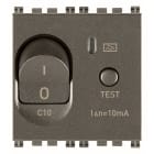 VIMAR SPA - VIW19411.10.M INTERRUTTORE MTDIFF. 1P+N C10 10MA METAL