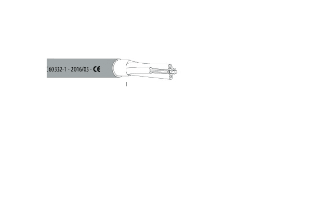 TE.CO. SRL - TEO27058 CAVO PMXX 3G 1,5 NERI NUM. GRIGIO