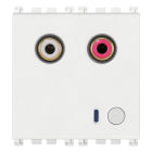 VIMAR SPA - VIW19582.B INGRESSO AUDIO RCA 2M BIANCO
