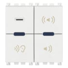 VIMAR SPA - VIW19586.B MICROFONO DI CHIAMATA BIANCO