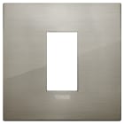 VIMAR SPA - VIW19641.08 PLACCA CLASSIC 1M ACCIAIO SPAZZOLATO