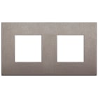 VIMAR SPA - VIW19643.04 Placca 4M (2+2)int71 CL titanio matt