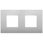VIMAR SPA - VIW19643.79 Placca 4M (2+2)int71 CL silver matt