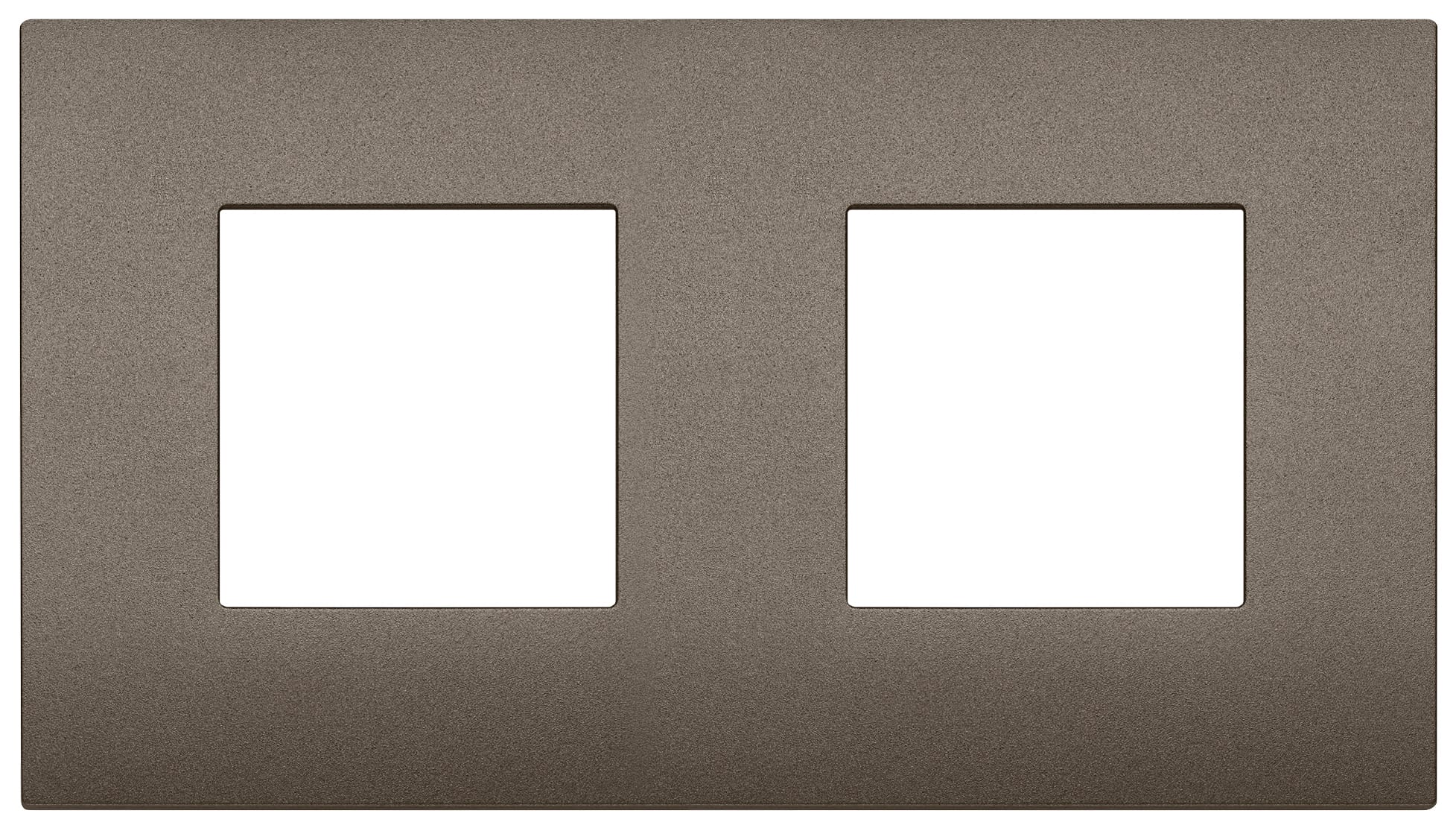 VIMAR SPA - VIW19643.80 PLACCA 4M (2+2)INT71 CL METAL